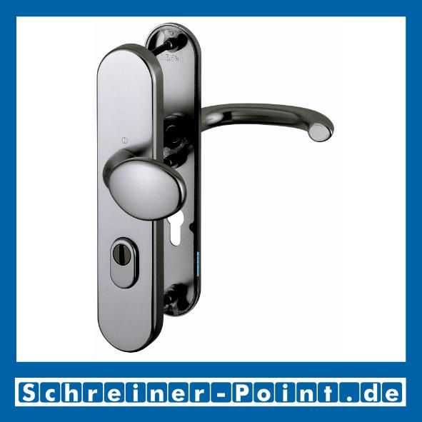 Schutzbeschlag Hoppe Marseille Aluminium F9 Stahlfarben 76G/3332ZA/3440/1138 ES1 (SK2), 3283229, 3222397